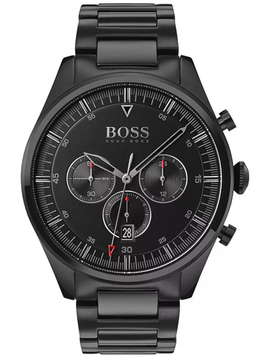 Hugo Boss 1513714 Pioneer Cronografo Orologio Uomo 44mm 5ATM New 1 Y Warranty