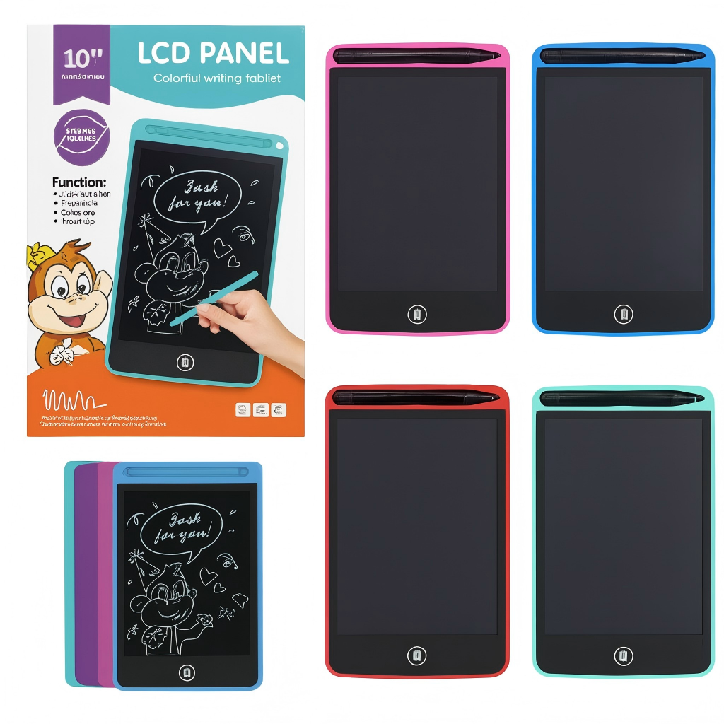 10 Inch LCD Writing Tablet for Kids Electronic Drawing Pad Doodle Board for Kids Birthday Christmas Gifts for Boys and Girls Random Color