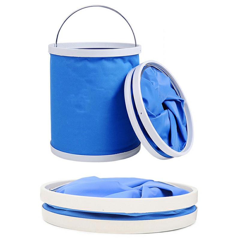 11L Bucket Folding Bucket Car Wash Car Bucket Portable Fishing Bucket