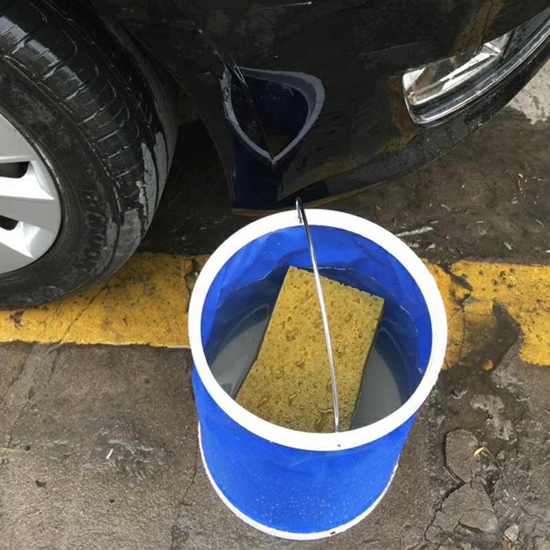 11L Bucket Folding Bucket Car Wash Car Bucket Portable Fishing Bucket