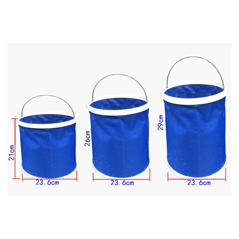 11L Bucket Folding Bucket Car Wash Car Bucket Portable Fishing Bucket