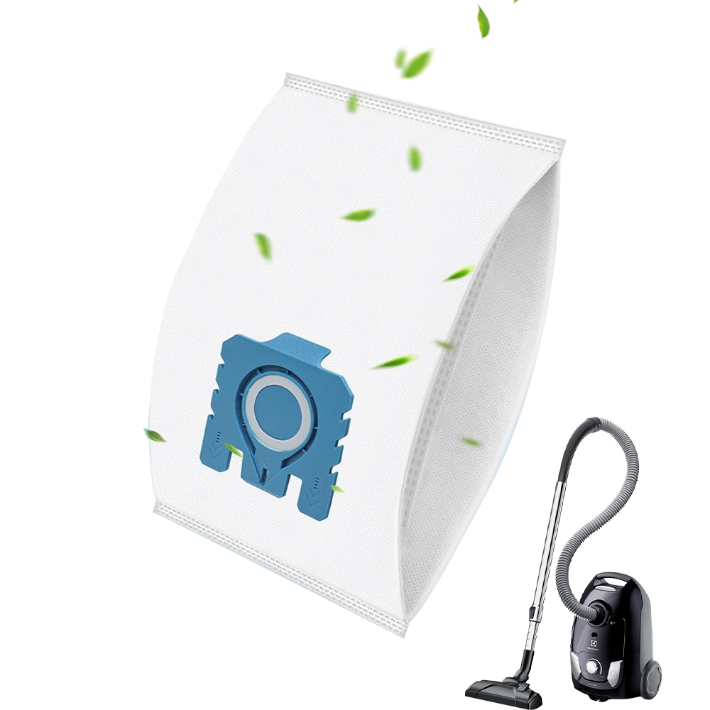 12 Pack 3D Air Clean Dust Bags Compatible with Miele Hoover GN Vacuum Cleaner with 4 Motor Protection Filter 4 Exhaust Filter