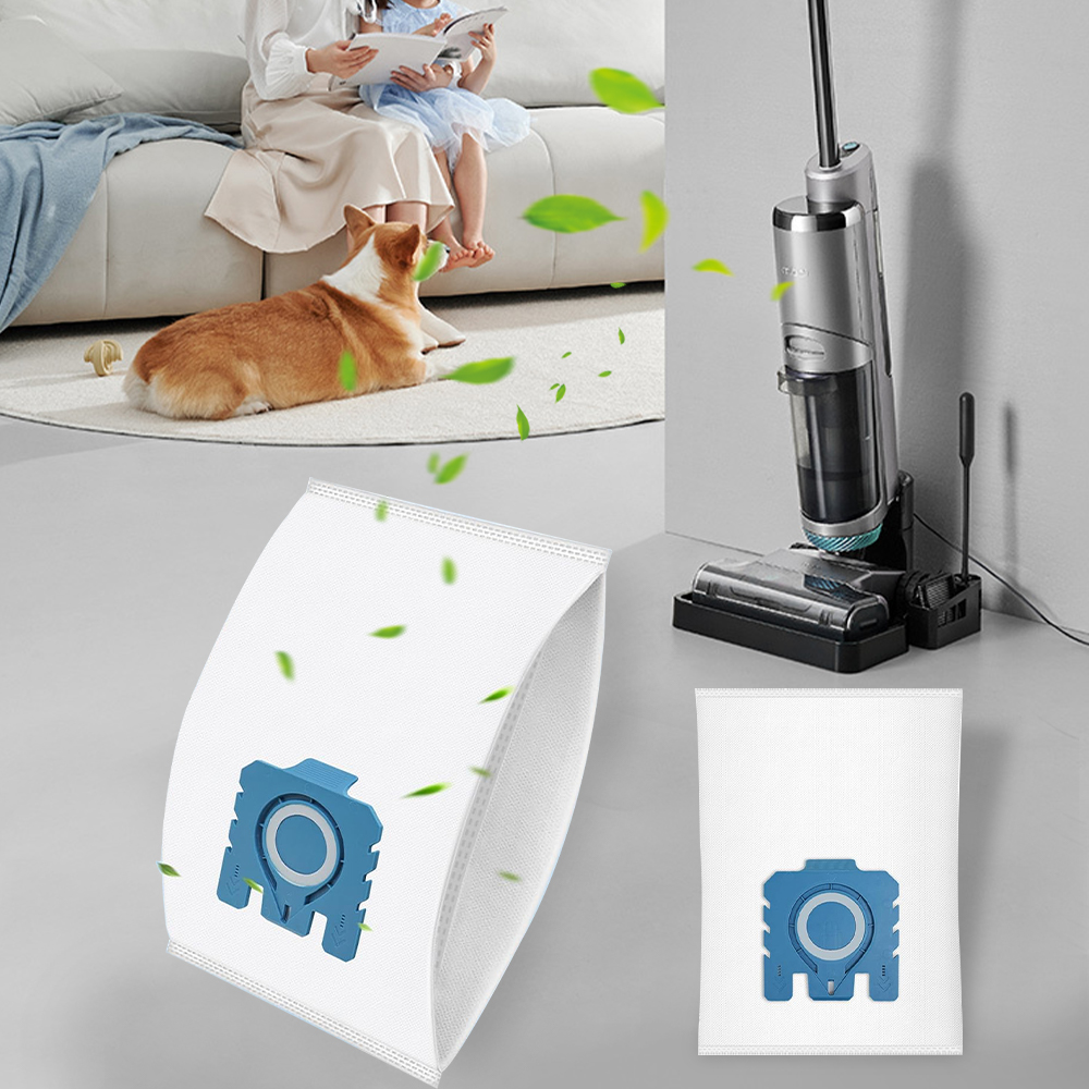 12 Pack 3D Air Clean Dust Bags Compatible with Miele Hoover GN Vacuum Cleaner with 4 Motor Protection Filter 4 Exhaust Filter