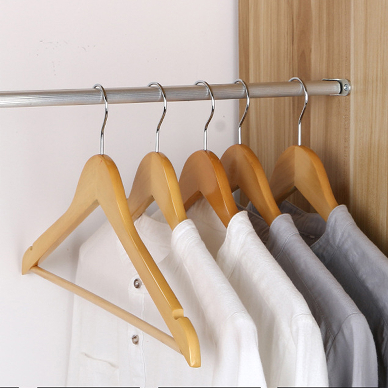 1 Pack of 20 pcs Wooden Clothes Coat Hangers 44 x 23 cm