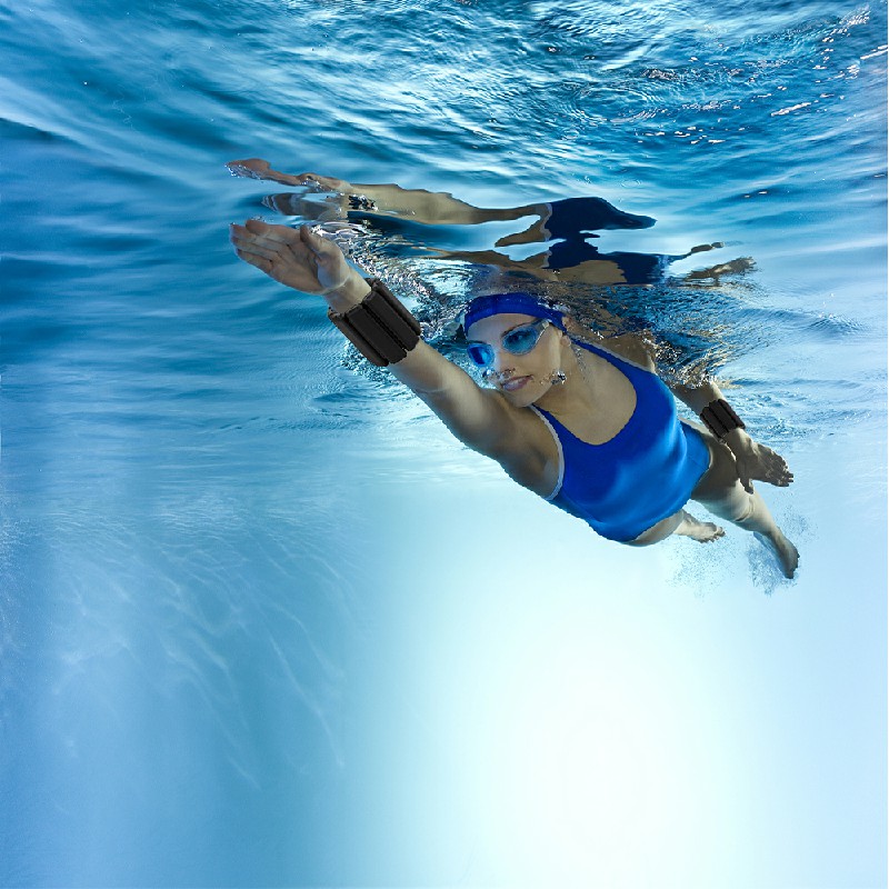 1 Pair Adjustable Wrist Weights Weight Bearing Bracelet for Aerobics Pilates