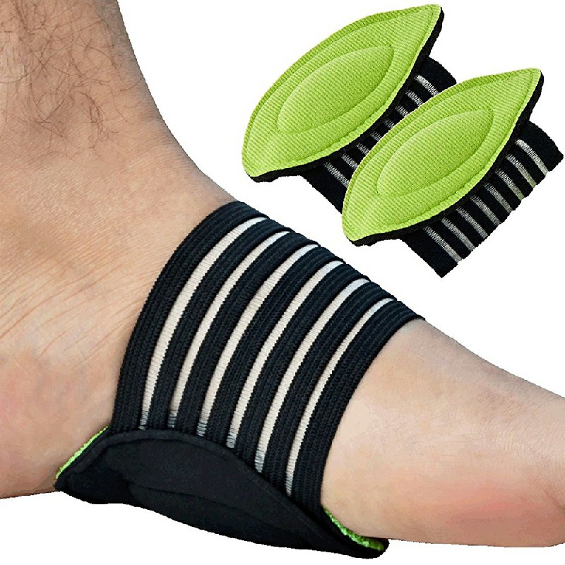 1 Pair Foot Arch Support Plantar Fasciitis Heel Aid Feet Cushioned Wrap
