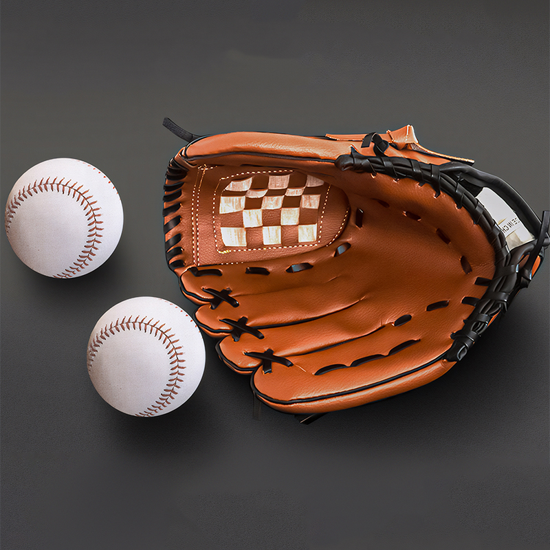 1pc Baseball Glove Softball Glove Outdoor Catch Glove Sports Batting Glove without Ball for Kids Youth