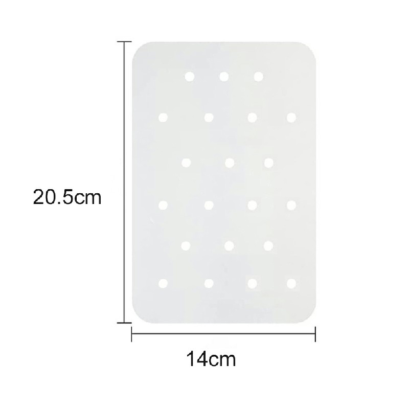 200X Disposable Paper Air Fryer Liners - White