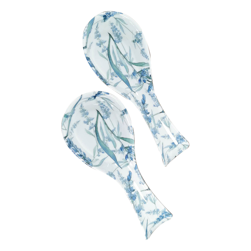 28cm Melamine Spoon Rest Assorted Designs - Random Colour