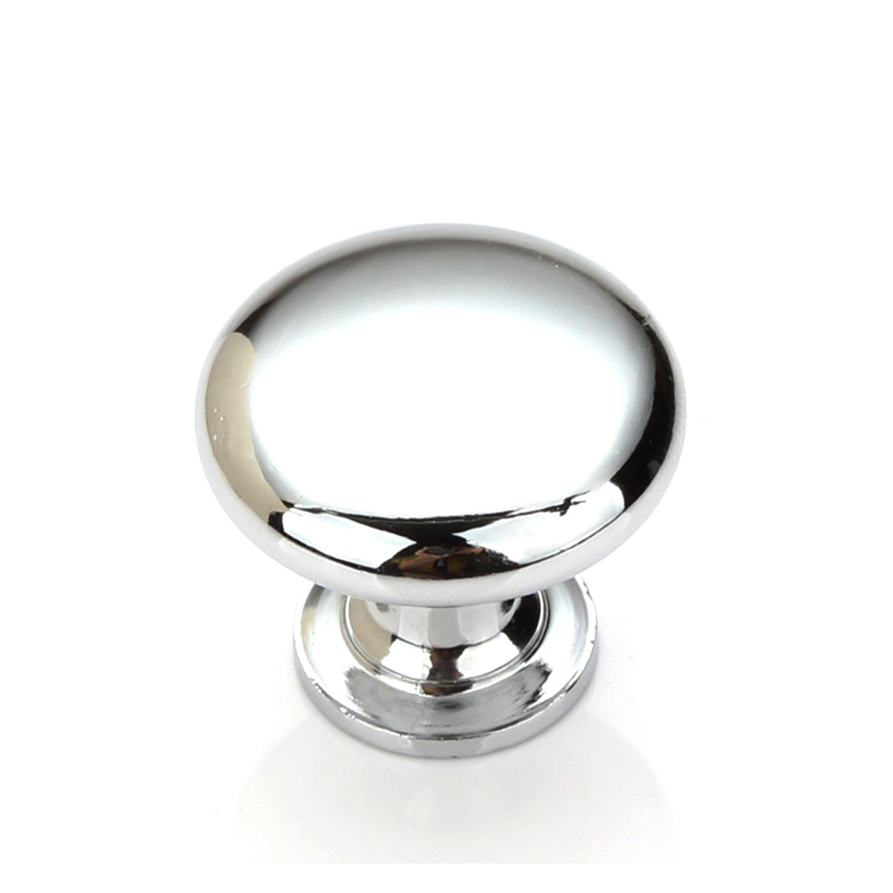 28mm Zinc Alloy Round Stainless Steel Kitchen Cabinet Knobs Drawer Handles Cupboard Knobs
