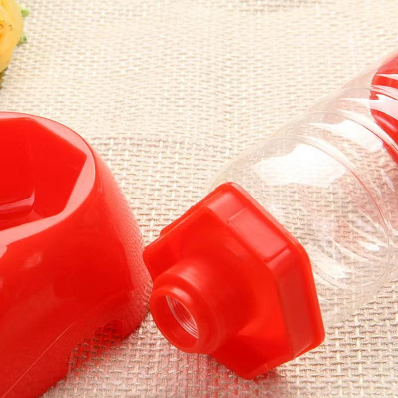 2 in 1 Automatic Pet Feeder Water Dispenser Self-Feeding Bowl for Dogs and Cats - Red