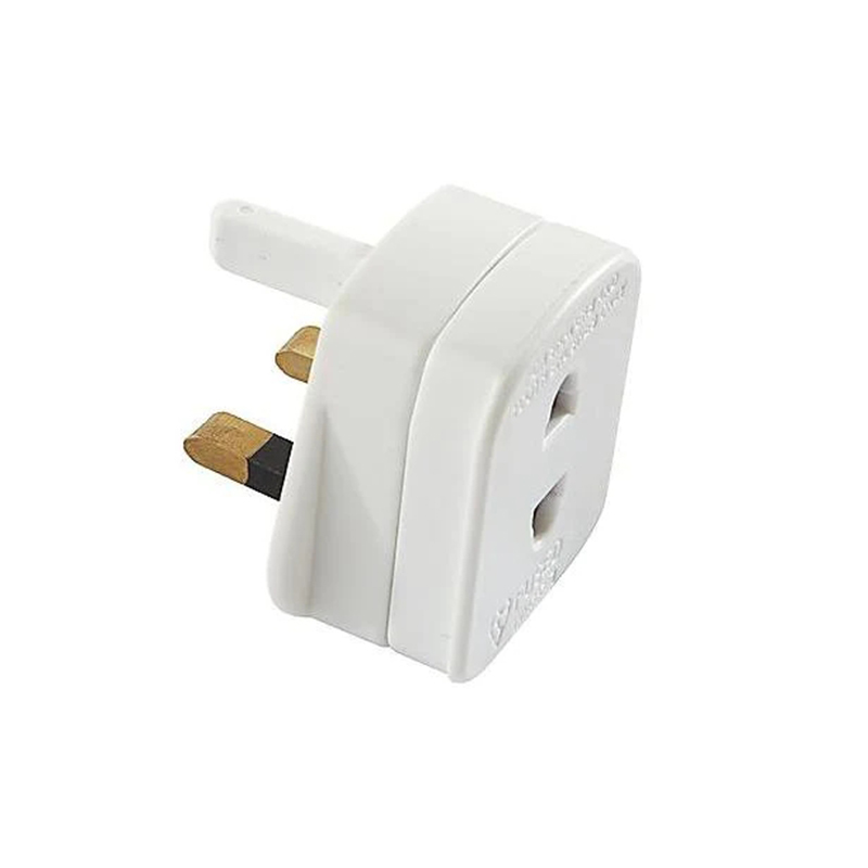 2 Pin To 3 Pin 1A Fused Adaptor Plug for Shaver Toothbrush Adapter Plug Electric Epilators Converter