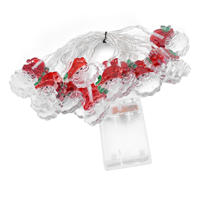 2m 10 Lights LED Decorative String Light - Santa Claus