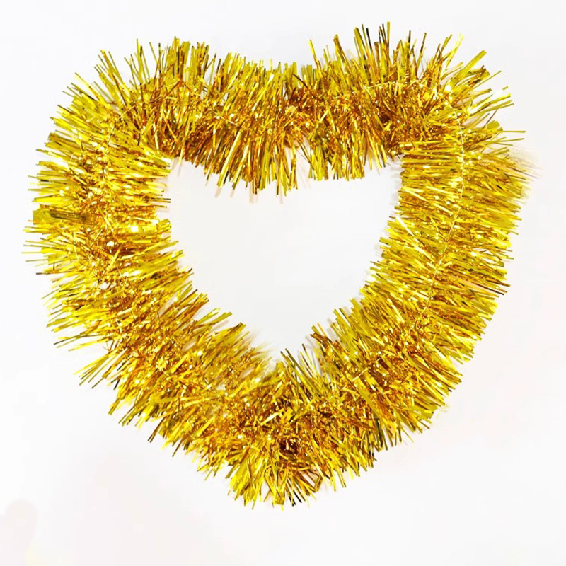 2M Christmas Tree Garland Tinsel for Festive Decor - Assorted Colours