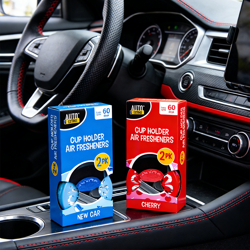 2PCS Car Cup Holder Air Freshener Car Air Freshener Random Sent