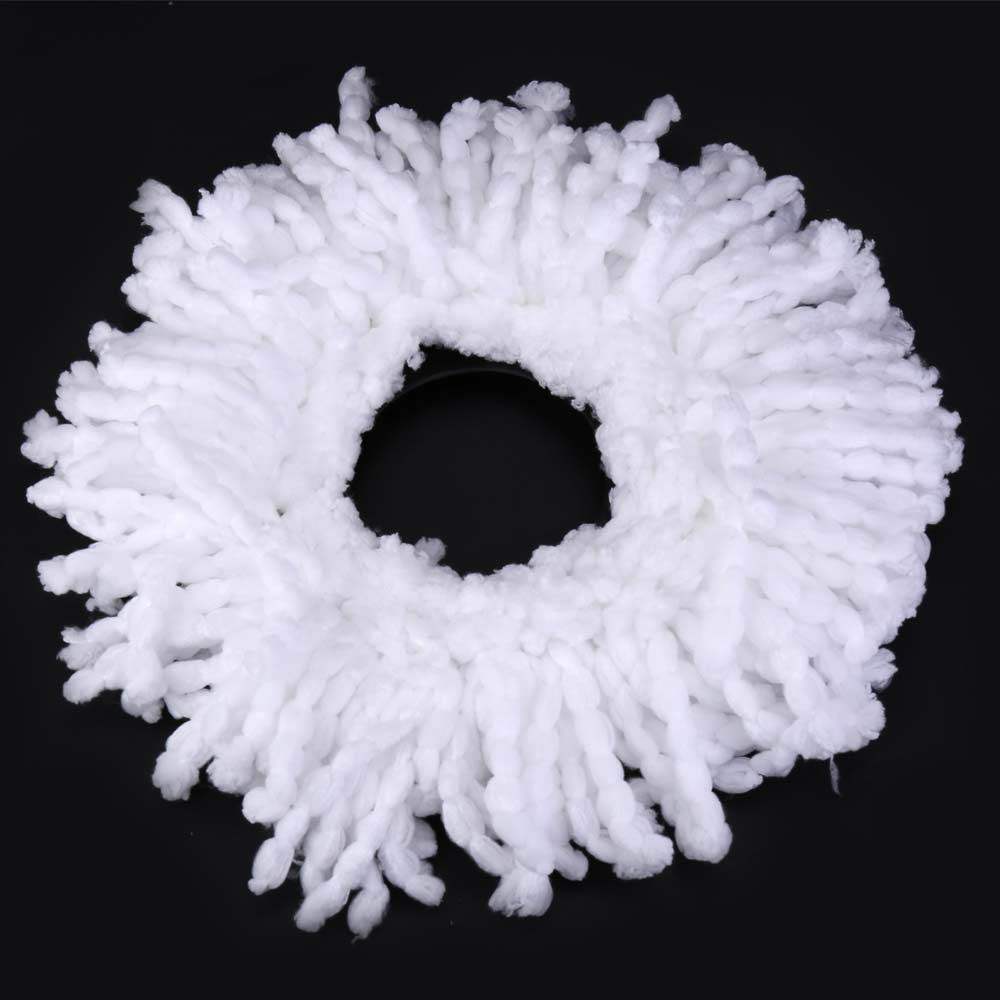 2pcs Replacement Mop Micro Fiber Head Refill for 360 Degree Rotating Spin Magic Mop Home Cleaning