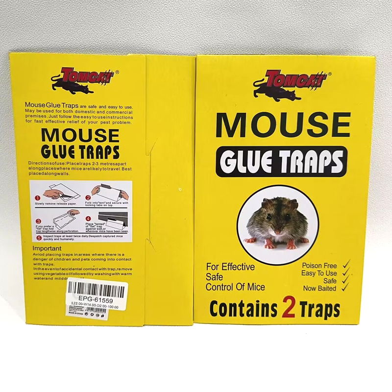 2pcs Strong and Sticky Glue Traps Mouse Trap for Indoor Outdoor 21cm x 14cm