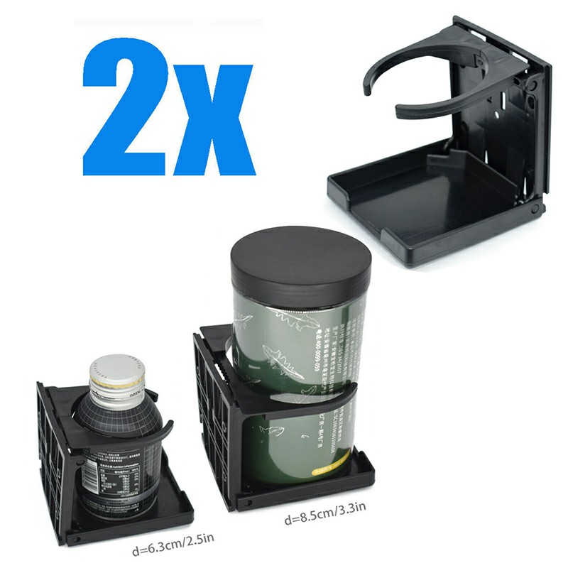 2pcs Universal Folding Beverage Drink Cup Bottle Stand Holder