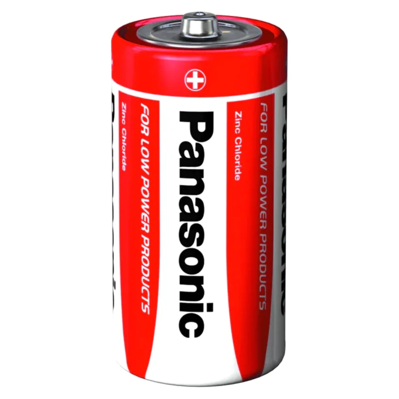 2x Zinc Carbon C Batteries Zinc Carbon R14 1.5V Battery PANAR14RB2