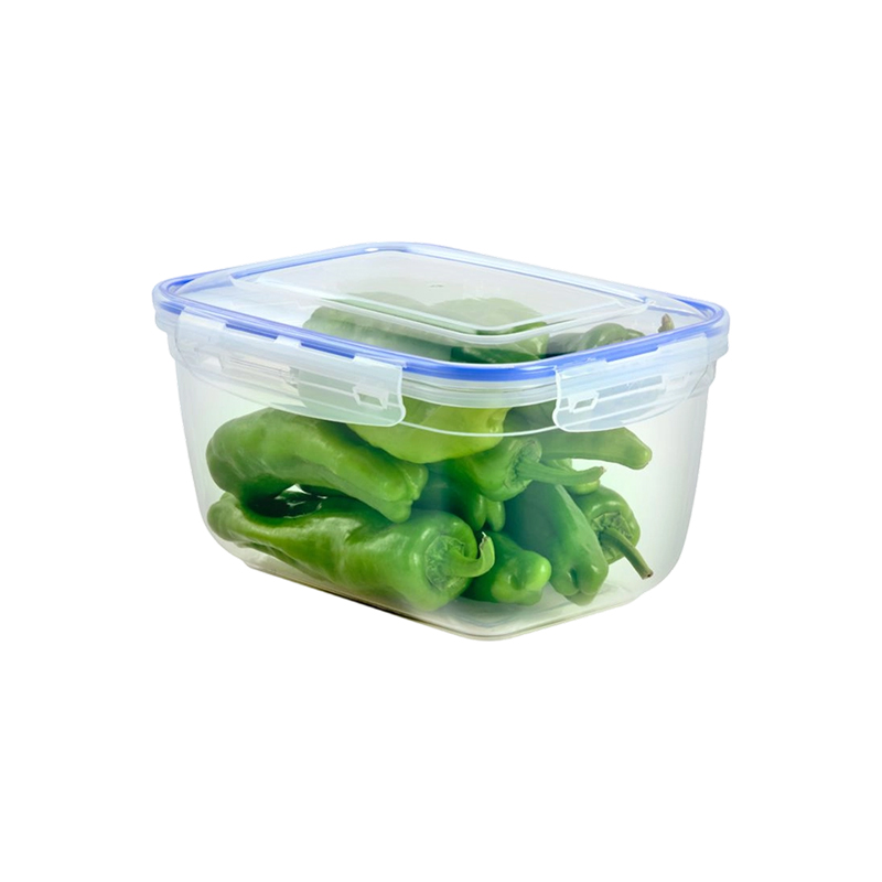 3000mL Food Storage Container with Sealing Lid Reusable Rectangular Clear Plastic Food Storage Container Stackable Food Prep Container