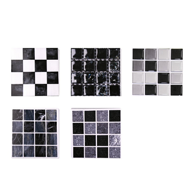 30 pcs Kitchen Tile Stickers Bathroom Mosaic Sticker Self-adhesive Wall Home Decor - MSC068