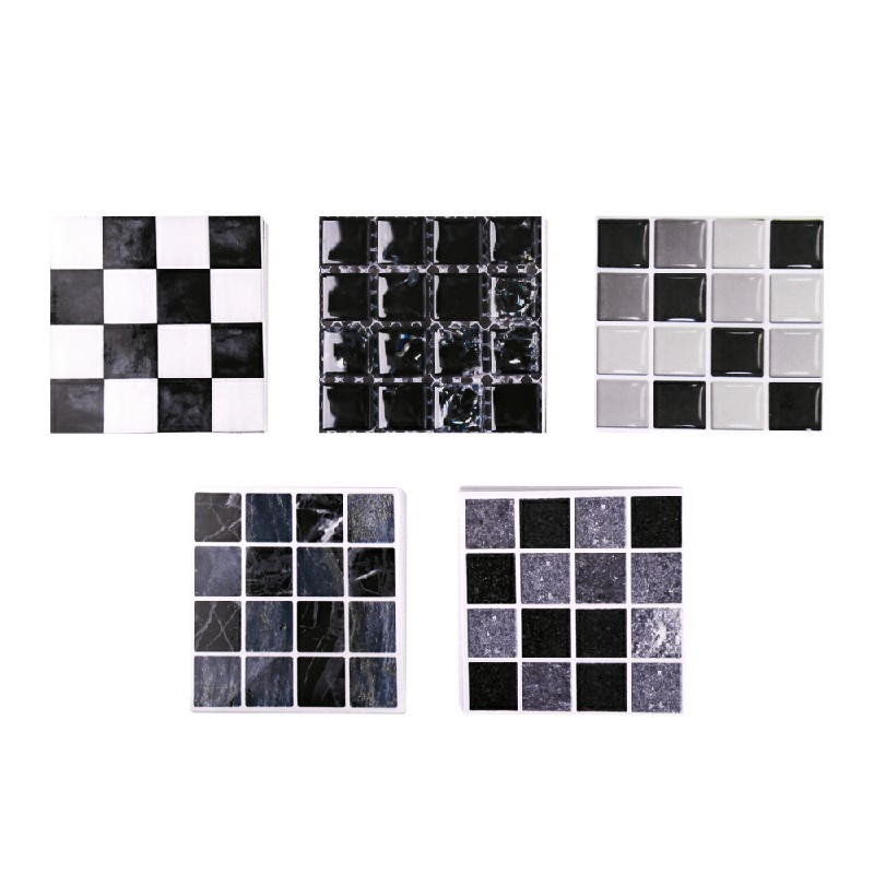 30 pcs Kitchen Tile Stickers Bathroom Mosaic Sticker Self-adhesive Wall Home Decor - MSC068