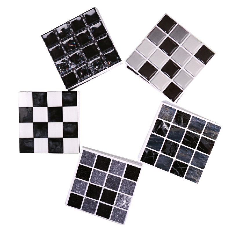 30 pcs Kitchen Tile Stickers Bathroom Mosaic Sticker Self-adhesive Wall Home Decor - MSC068