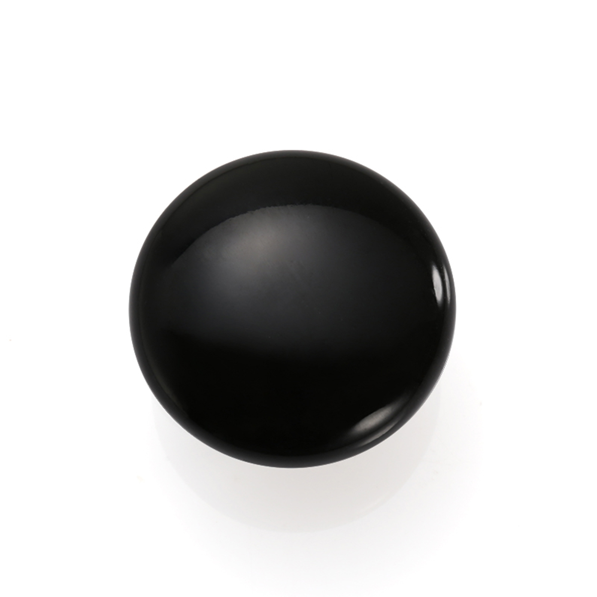 38mm Ceramic Single Hole Cupboard Handles Drawer Pulls Kitchen Cabinet Knobs - Black