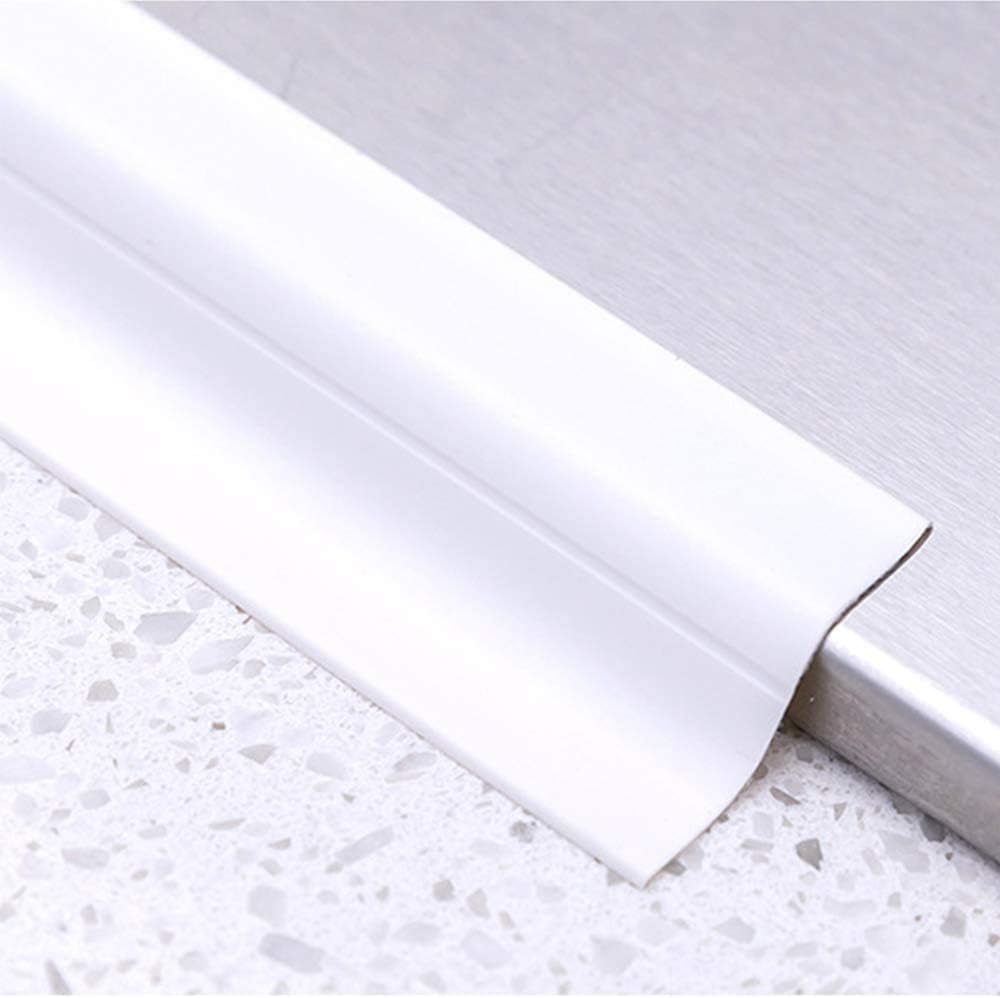 3 Rolls Sealant Tape Self Adhesive Caulk Strip for Bathroom Kitchen - White