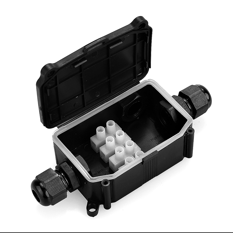 3 Way Waterproof Junction Box Cable Line Protection Connectors