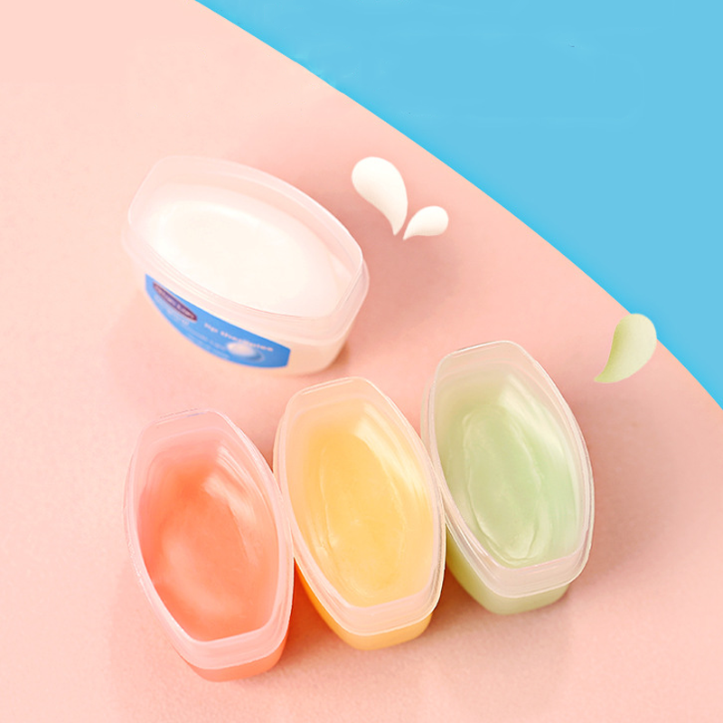 3PCS Lip Balm Dry Lips Lip Balm Moisturizing Lipstick Base Makeup Natural Petroleum Jelly Care Soft Soothing Nourishing Gifts Random Color