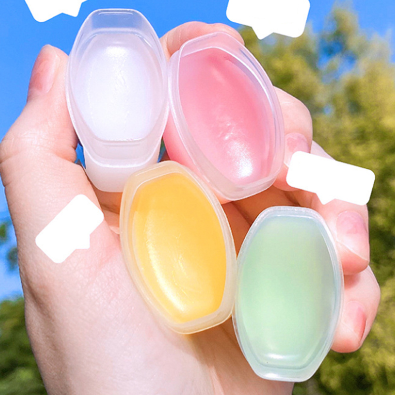 3PCS Lip Balm Dry Lips Lip Balm Moisturizing Lipstick Base Makeup Natural Petroleum Jelly Care Soft Soothing Nourishing Gifts Random Color