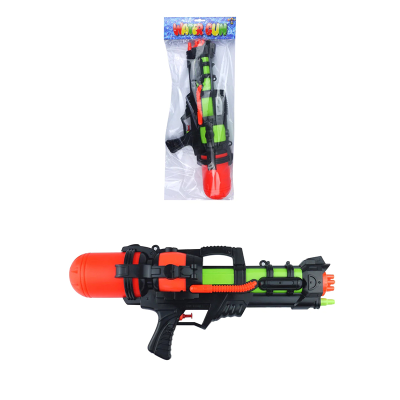 44cm Big Splash Water Gun Double Shot Gun for Garden Beach Summer Party Swimming Pool Game - Assorted Color Random Send
