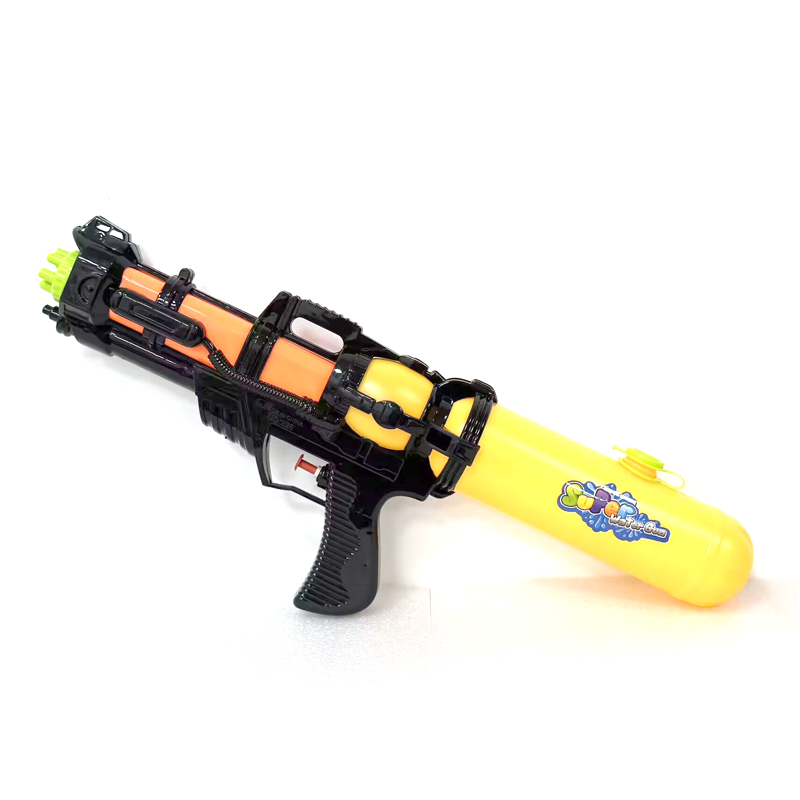 44cm Big Splash Water Gun Double Shot Gun for Garden Beach Summer Party Swimming Pool Game - Assorted Color Random Send