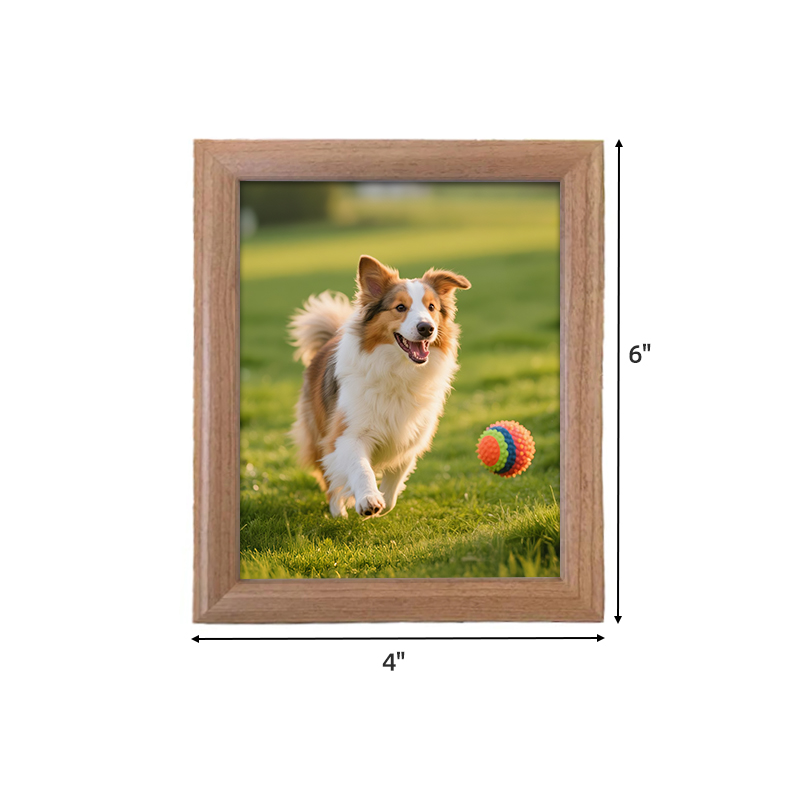 4" x 6" Picture Frames Photo Frame Wooden Picture Frame Rustic Photo Frames Vintage Decor Christmas Gifts For Women Men Dad Grandad Random Color