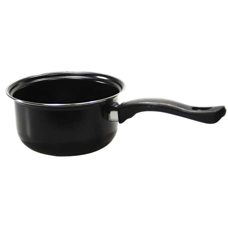 4 pcs Carbon Steel Non Stick Cookware Pan Set with Glass Lid