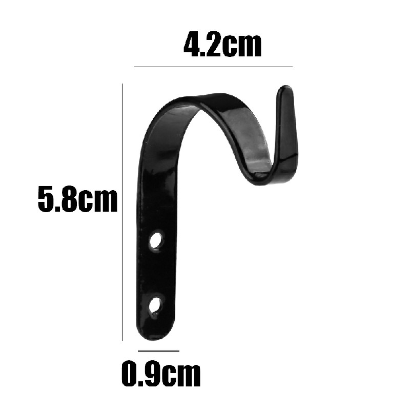 4pcs Metal Hanging Brackets Outdoor Garden Plant Hanger or Wall Hook Hme Decor