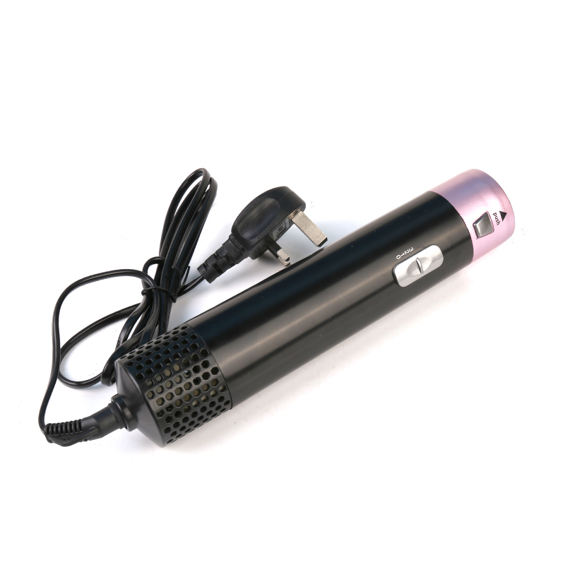 5 in 1 Electric Hair Dryer Detachable Styler Hot Air Brush - Black Rose Gold