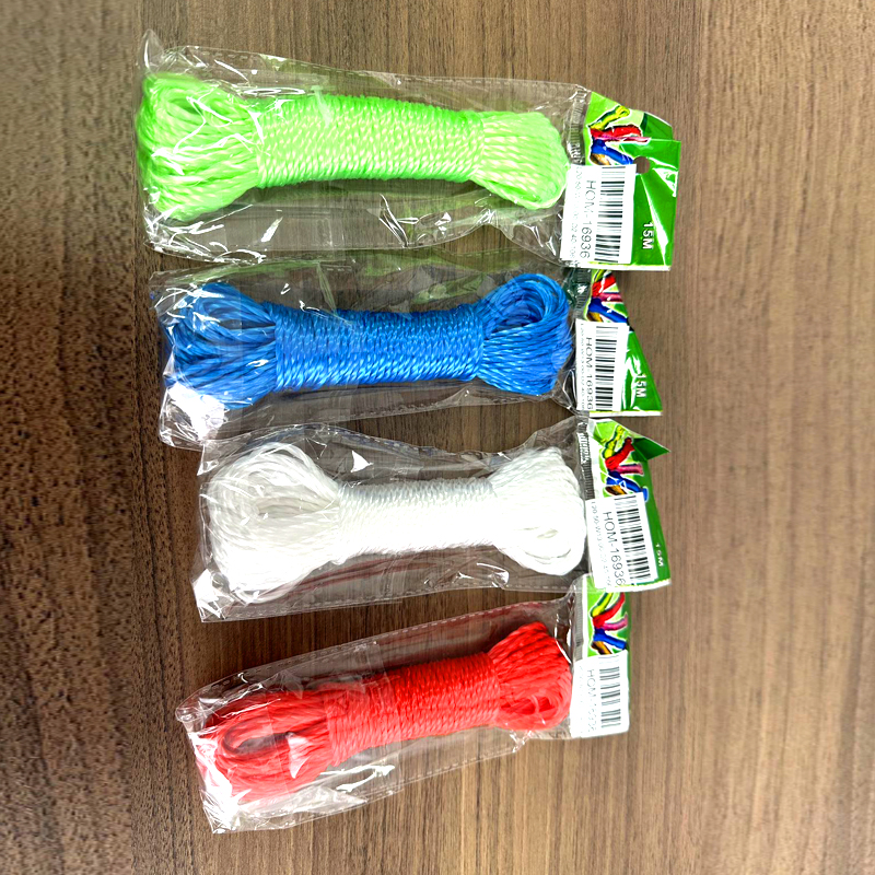 15m Multipurpose Household Rope General Washing Line Rope  - Random Colour