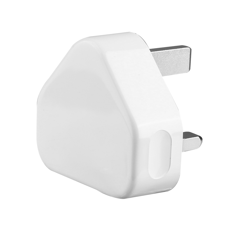5V 1000MA USB Charger Adapter UK Plug for iPhone 5S 6 Plus Samsung - White