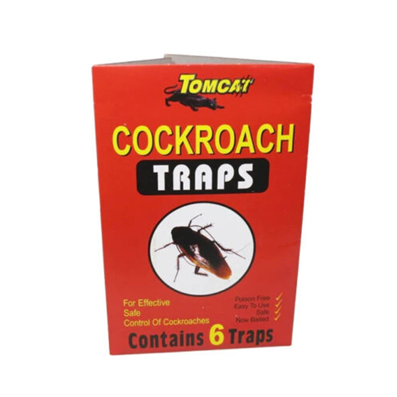 6PCS Cockroach Traps Glue Traps Insect Pest Sticky Trap Pads Board Safe and Easy To Use Peel Off Glue Traps Killer Glue for Indoor Outdoor Home Kitchen Garden