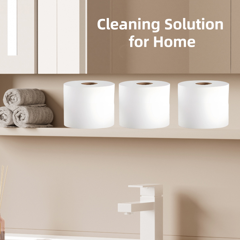 6 Rolls Cleaning Paper White Centrefeed Rolls Toilet Rolls Kitchen Tissue Cleaning Solution for Home Office