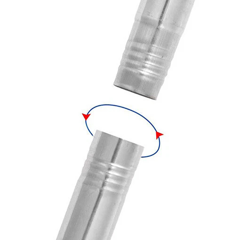 6ft Adjustable Stainless Steel Flag Pole Heavy Duty Rotating Anti Tangle for Caravan Outdoor Use