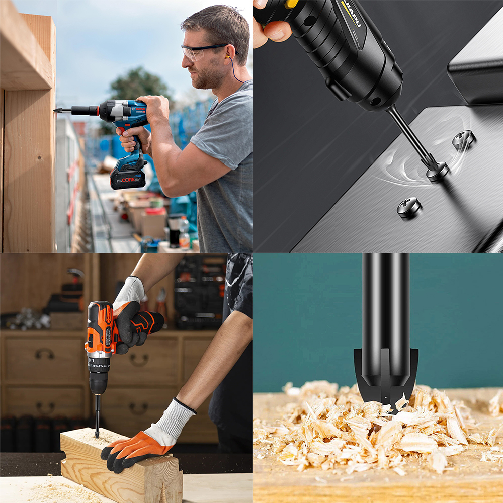 7Pcs Dry Diamond Drill Bits Set for Granite Tile Glass Marble Ceramic