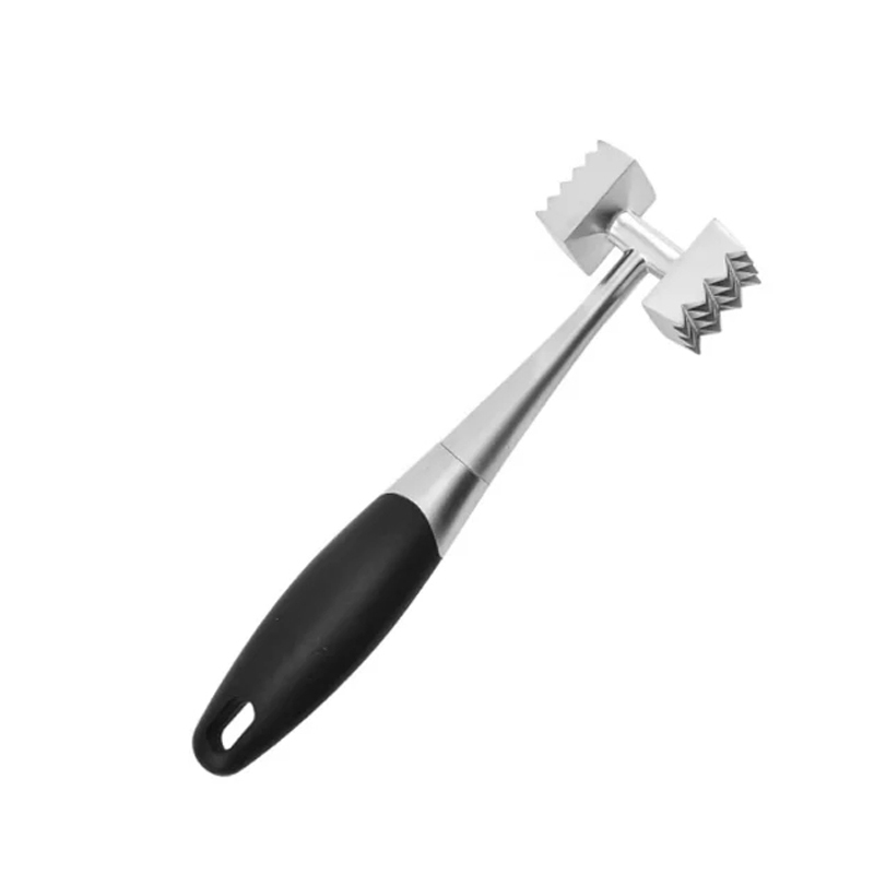8.2in Metal Two Sided Meat Hammer Tenderiser for Tenderizing Steak Beef Poultry BBQ 21cm