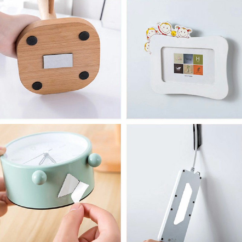 8 pcs Anti Slip Soft Mat Rug Carpet Anti Curling Rug Grippers Tape Floor Stickers - White