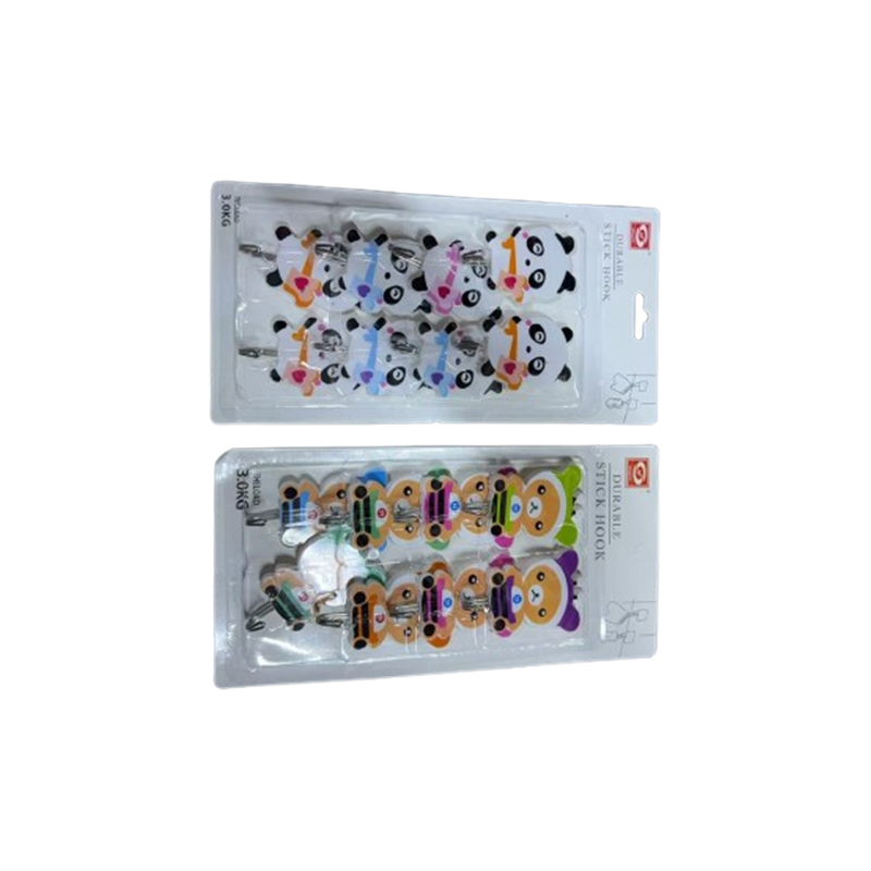 Adhesive Hooks Heavy Duty Sticky Multi Hooks for Hanging