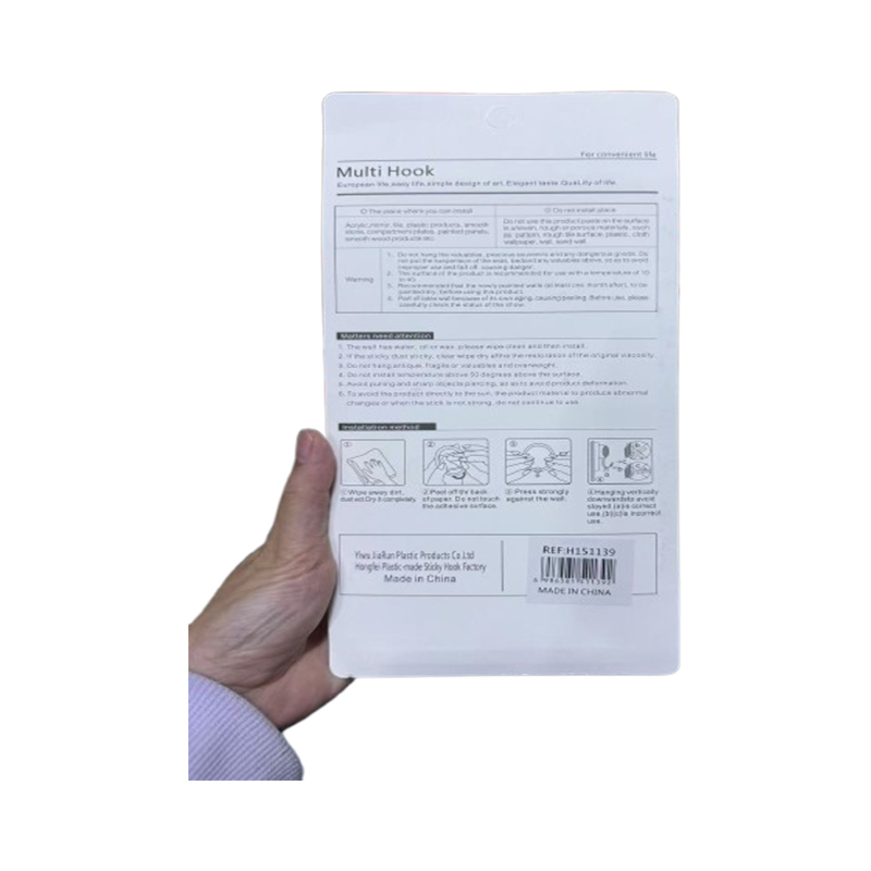 Adhesive Hooks Heavy Duty Sticky Multi Hooks for Hanging