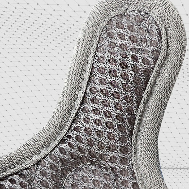 Adjustable and Breathable Dog Pet Harness Vest Padded Safety Puppy Leash Set - Red L