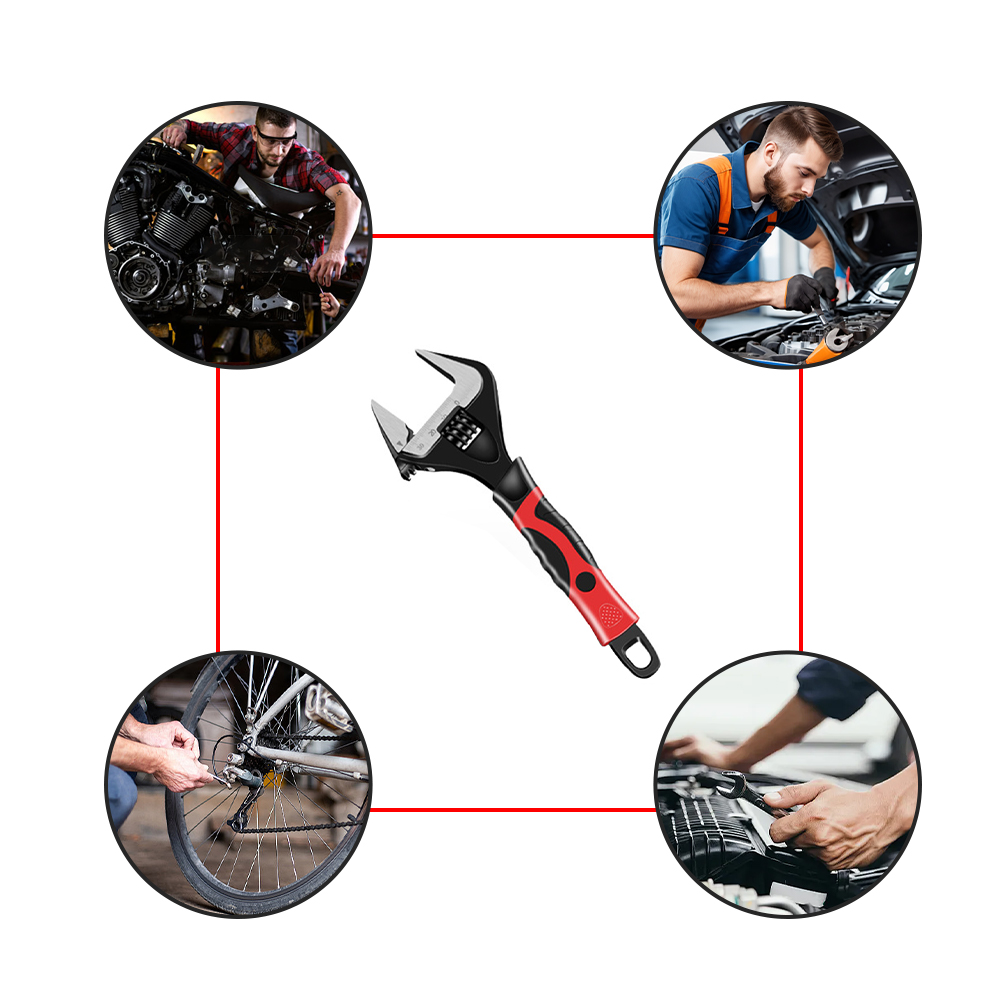 Adjustable Extra Wide Jaw Wrench Spanner 6 inch 0-30MM Opening